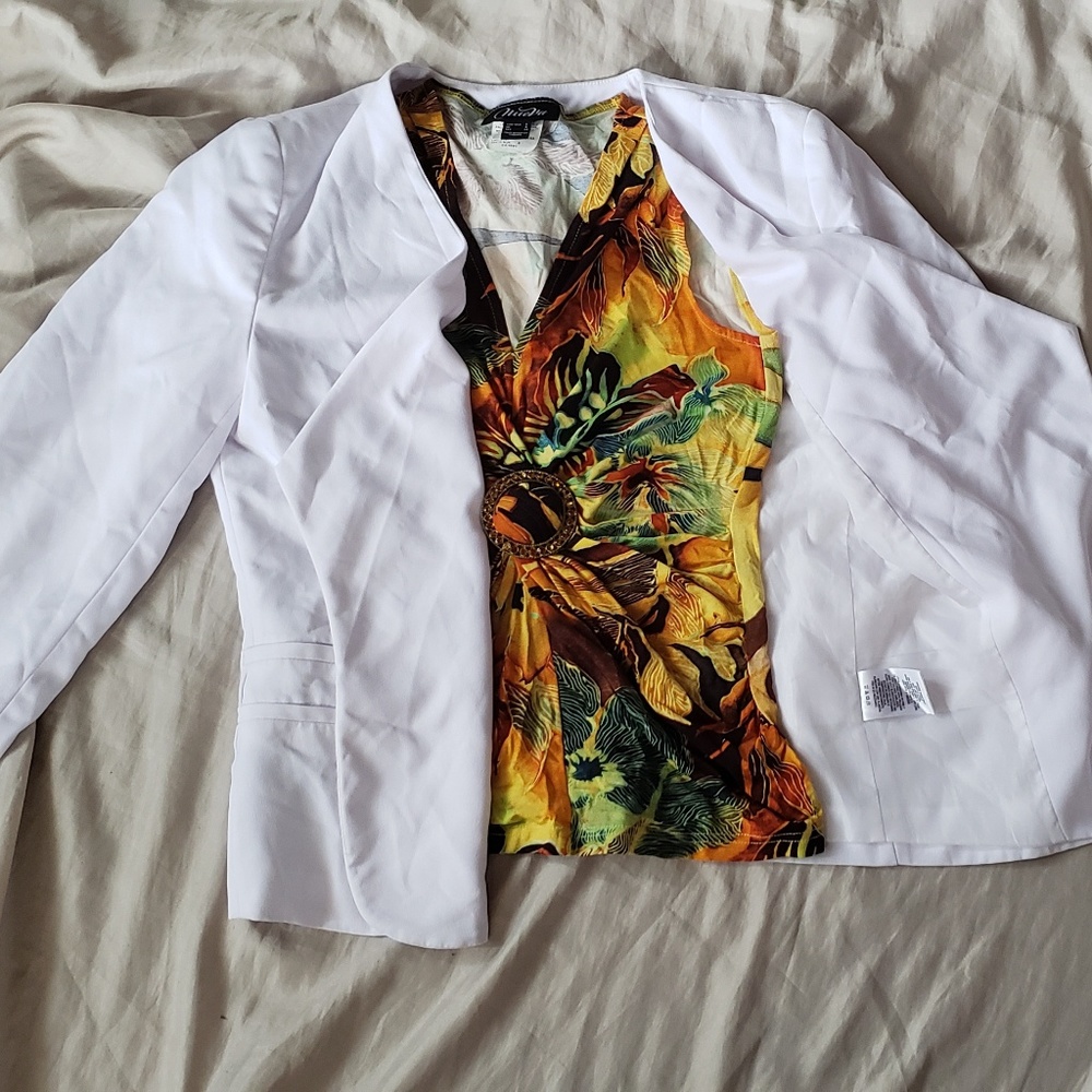 Top set shirt and jacket